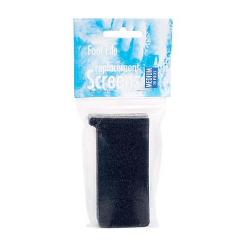 New York Foot File Replacement Screens Medium